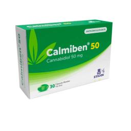 Calmiben Cannabidiol 50 mg - Cont. 30 Capsulas Blandas.