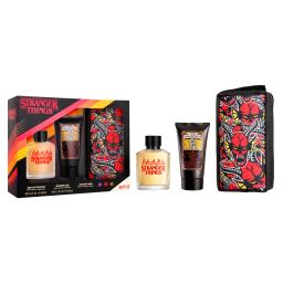 Set Stranger Things Netflix - Eau de Toilette 100mL+Gel de Ducha 150mL+ Neceser