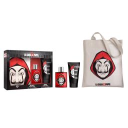 Set La Casa de Papel Netflix - Eau de Toilette 100mL+ Gel de Ducha 150mL+ Bolsa