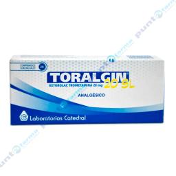 Toralgin SL 20 mg Ketorolac Trometamina 20 mg - Cont. 20 Comprimidos