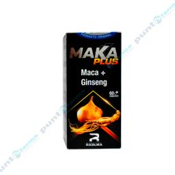 Maka Plus Maca + Ginseng - Cont. 60 Capsulas