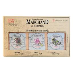 Set de Jabones Aroma de Mediterranee Marchand - Cont. 3 unidades