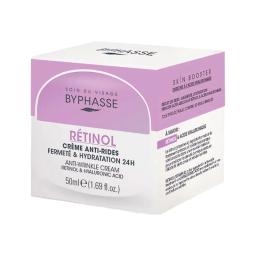 Crema Antiarrugas Firmeza e Hidratación 24hs Retinol y Ácido Hialurónico Byphasse - 50mL