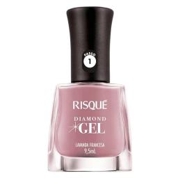 Esmalte Para Uñas Diamond Gel Lavanda Francesa Risque - 9,5 mL