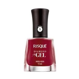 Esmalte Para Uñas Diamond Gel Amora Negra Risque - 9,5 mL