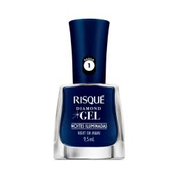 Esmalte para Uñas Diamond Gel Night Em Miami Risque - 9,5ml