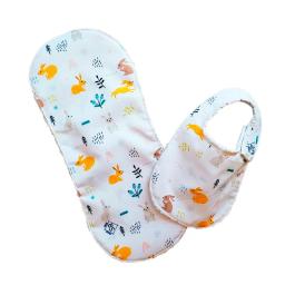 Set Babero Redondo Conejitos Baby Sleep