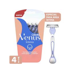 Maquina Para Afeitar Venus Intima - Cont.4 Unidades