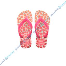 Zapatillas Kids Flores Blanco Rosa Flux Havaianas - Calce 29-30