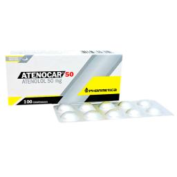 Atenocar 50 Atenolol 50 mg - Cont. 100 Comprimidos
