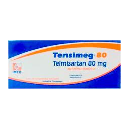 Tensimeg Telmisartan 80 mg - Cont. 30 Comprimidos Ranurados