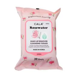 Toallitas Desmaquillante Agua de Rosa Cala - 30 Unidades