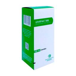 Levepax Levetiracetam 500 mg/5 ml - Jarabe de 100 mL