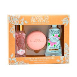 Set Jeanne en Provence Rose Envoutante Eau de Parfum 60mL+ Crema de manos 75ml + Jabón sólido 100 Gr