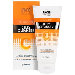 Limpiador en Gelatina Iluminador con Vitamina C FaceFacts Jelly Cleanse - Cont. 150 ml