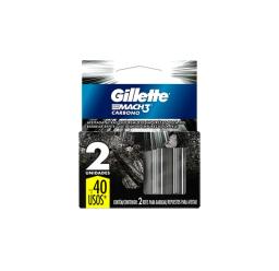 Cartuchos de Repuesto Gillette Mach3 Carbono - Cont.2 unidades