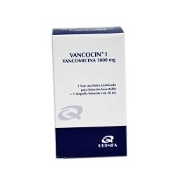 Vacocin 1 Vacomicina 1000 mg - Caja x 1 ampolla