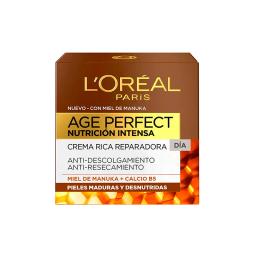 Crema Facial Reparadora Día Age Perfect Nutrición Intensa Loreál +60 - 50mL