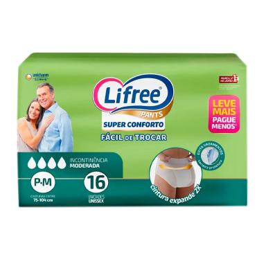 Pañal Adulto Extra Absorcion Regular P/M Lifree - Cont.16 Unidades