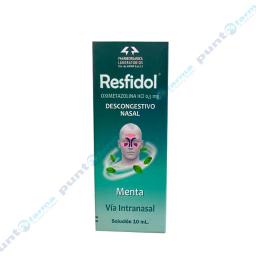 Resfidol Descongestivo Nasal Menta - Cont.10 mL