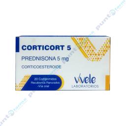 Corticort 5 Prednisona 5 mg - Cont.20 comprimidos