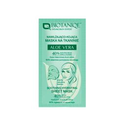 Mascarilla Facial Calmante Hidratante Aloe Vera Biotaniqe - Cont. 15 mL