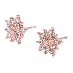 Aros Flor con Strass Sweet Care