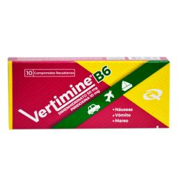 Vertimine B6 Dimenhidrinato 50 mg Piridoxina 10 mg - Cont. 10 Comprimidos Recubiertos