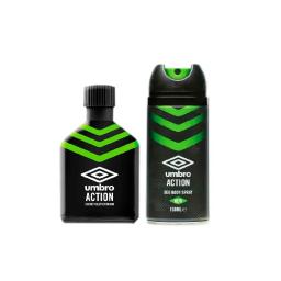 Pack Eau de Toilette Umbro Action 100mL + Desodorante 150mL