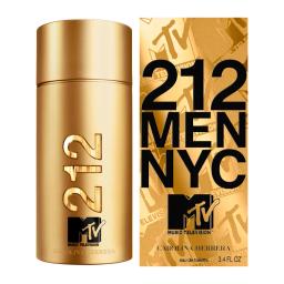 Eau de Toilette 212 Men MTV Carolina Herrera - 100mL