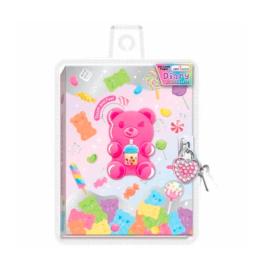 Diario con Candado y Llaves Gummy Bear