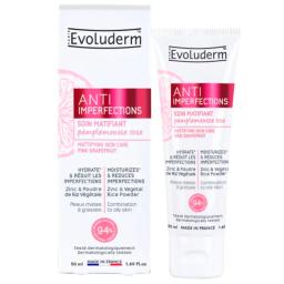 Tratamiento Facial Hidra Matificante Anti Imperfecciones Piel Mixta a Grasa Evoluderm - Cont.50mL