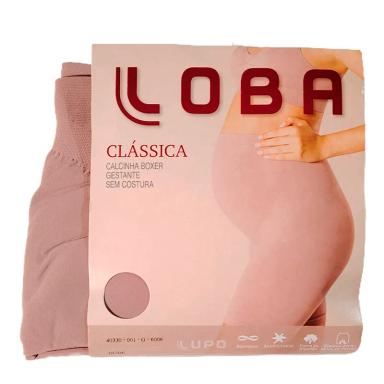 Calcinha Boxer Clásica para Gestantes sin Costura Nude EG Loba Lupo