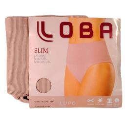 Calcinha Reductora sin Costura Slim P Loba Lupo Natural Peach
