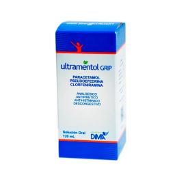 Ultramentol Grip Paracetamol 125 mg Pseudoefedrina 30 mg - Jarabe 120 mL