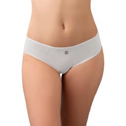 Culotte de Licra de Algodón Blanco M Kalua