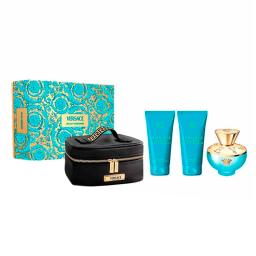 Set Turquoise Eau de Toilette 100ml +BL 100 ml + SG100 ml +Estuche Versace