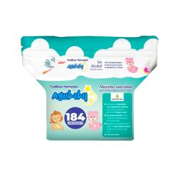 Agubaby Toallita Húmeda con Aloe - Cont. 184 unidades