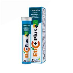 Eticplus Complex Calcio+ Magnesio +Potasio +Vitamina E - Cont. 20 Comprimidos
