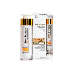 Sun Screen Velvet Face Color SPF 50+ Frezyderm - Cont. 50 ml