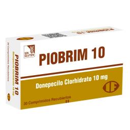 Piobrim Donepecilo Clorhidrato 10 mg - Cont. 30 Comprimidos Recubiertos