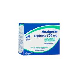 Analgesin Dipirona 500 mg - Cont.10 Blister x10 Comprimidos