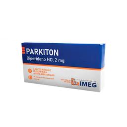 Parkiton Biperideno HCL 2 mg - Cont. 30 Comprimidos Ranurados