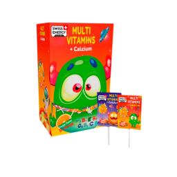 Swiss Energy Chupetines Multivitaminicos - Caja de 50 Unidades