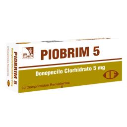 Piobrim Donepecilo Clorhidrato 5 mg - Cont. 30 Comprimidos Recubiertos
