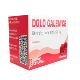 Dolo Galen CB Ketorolac Trometamina 20 mg - Caja de 50 Capsulas Blandas