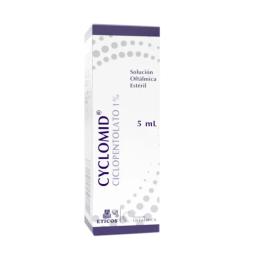 Cyclomid Ciclopentolato 1% - Solucion Oftalmica de 5 mL