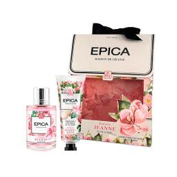 Kit Epica Jeanne Chipre Frutal Eau de Parfum 50mL  + Crema para Manos y Cuerpo 80gr
