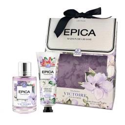 Kit Epica Victoire Floral Eau de Parfum 50ml + Crema para Manos y Cuerpo 80gr Floral Frutal