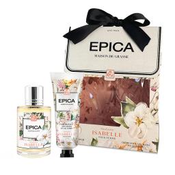 Kit Epica Isabelle Floral Eua de Parfum 50mL + Crema de Manos y Cuerpo de 80gr Floral Frutal